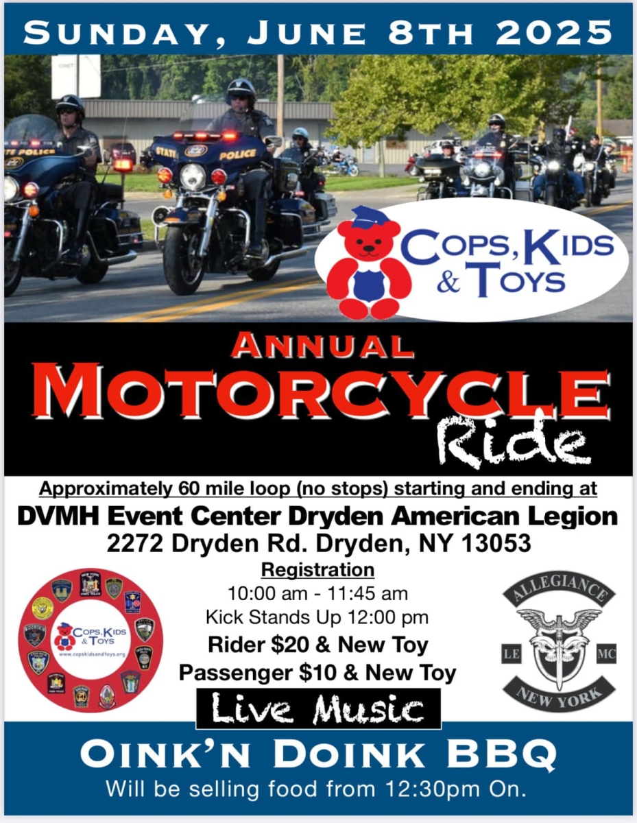 Cops, Kids, Toys Annual Motorcycle Ride