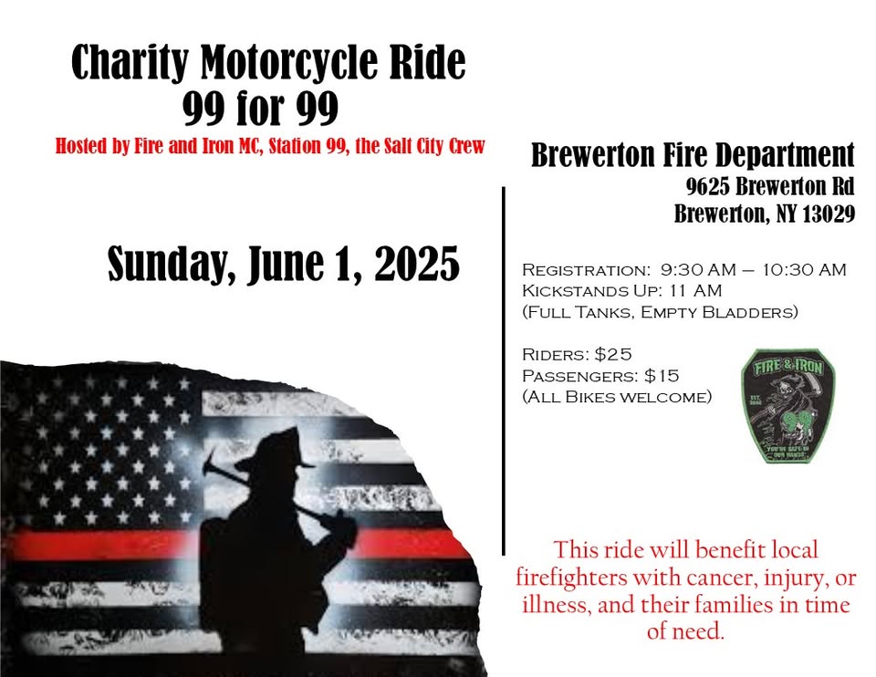 Fire & Iron MC Station 99, Annual Charity Ride
