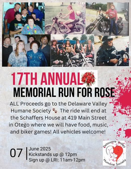 17th Annual Memorial Run for Rose